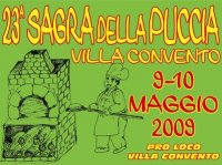 LOCANDINA SAGRA TE LA PUCCIA ALL'AMPA 2009