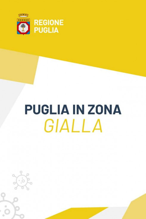 La Puglia &egrave; in zona gialla: spostamenti consentiti all'interno della r...