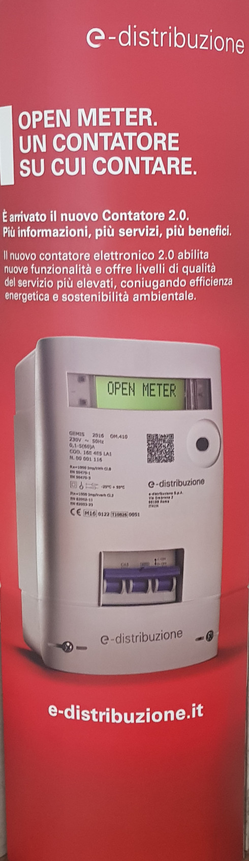LAVORI DI SOSTITUZIONE MASSIVA DEI CONTATORI ELETTRICI DI SECONDA GENERAZIONE