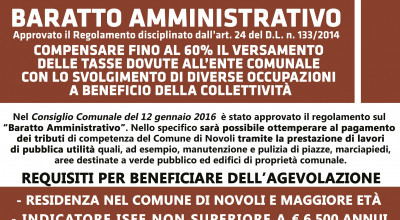 REGOLAMENTO SUL &ldquo;BARATTO AMMINISTRATIVO&rdquo;, AMMINISTRAZIONE CONDIVI...