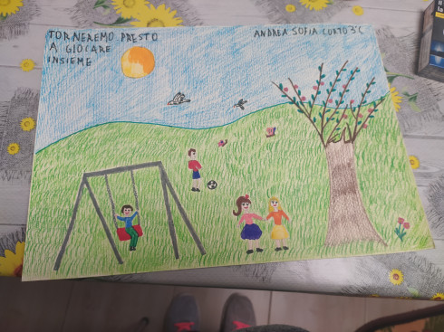 Campagna LA SPERANZA DI NOVOLI NEI PENSIERI DEI SUOI BAMBINI E DEI RAGA...