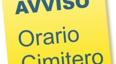 Orario di apertura Cimitero Comunale