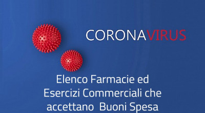 ELENCO DEGLI ESERCIZI COMMERCIALI CHE ACCETTANO I BUONI SPESA COVID19