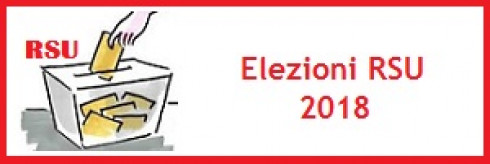 Elezioni per il rinnovo delle RSU 17-18-19 Aprile 2018
