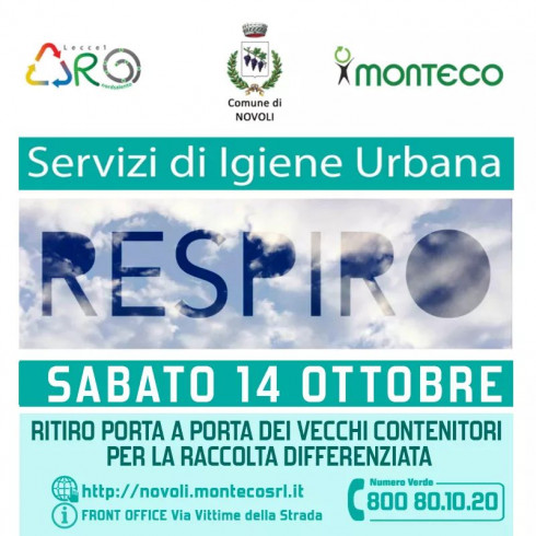 RITIRO PORTA A PORTA DEI VECCHI CONTENITORI PER LA RACCOLTA DIFFERENZIATA - U...