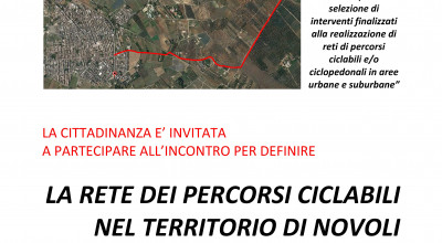 LA RETE DEI PERCORSI CICLABILI NEL TERRITORIO DI NOVOLI 
