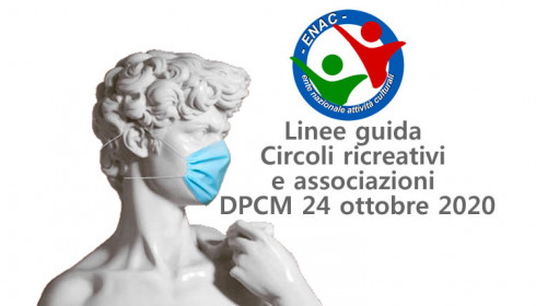 Misure per circoli ricreativi e associazioni &ndash; DPCM 24 ottobre