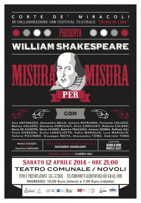 Doppio appuntamento nel weekend al Teatro Comunale di Novoli