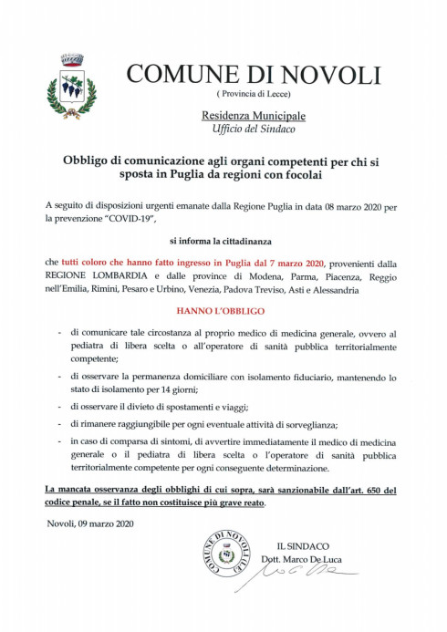 PREVENZIONE COVID-19