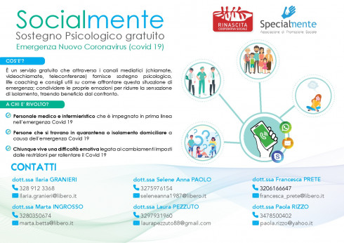 Servizio gratuito sostegno psicologico, life coaching e consigli utili emerge...