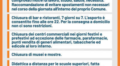 Nuovo PDCM 3 Novembre con validit&agrave; da domani 6 Novembre