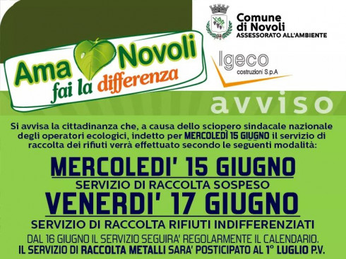AVVISO RACCOLTA RSU