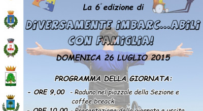 6&deg; edizione di DIVERSAMENTE IMBARC...ABILI CON FAMIGLIA! Dome...