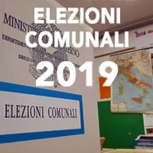 ELEZIONI COMUNALI DEL 26 MAGGIO 2019. RISULTATI DELLA VOTAZIONE