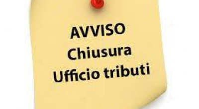 CHIUSURA UFFICIO TRIBUTI