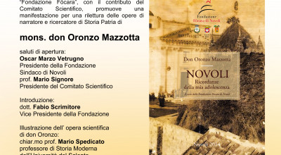 Manifestazione presentazione libro  Novoli - Ricordanze  della mia adolescenz...