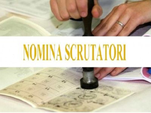 NOMINA DEGLI SCRUTATORI