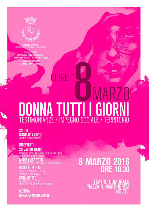 NOVOLI, OLTRE L&rsquo;8 MARZO AL TEATRO COMUNALE