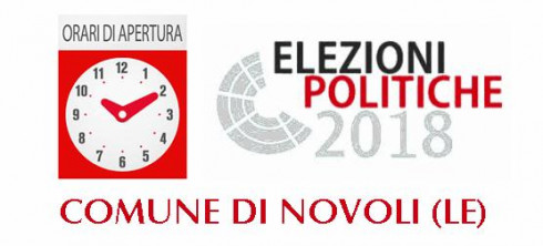 ELEZIONI POLITICHE 2018. APERTURA STRAORDINARIA DELL'UFFICIO ELETTORALE