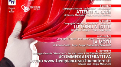 RASSEGNA TEATRALE NOVOLESE 2018