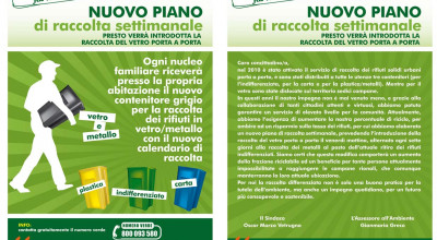 RACCOLTA VETRO E METALLI PORTA A PORTA